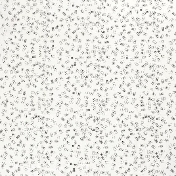 Cotton Poplin fabric Optical White matte 