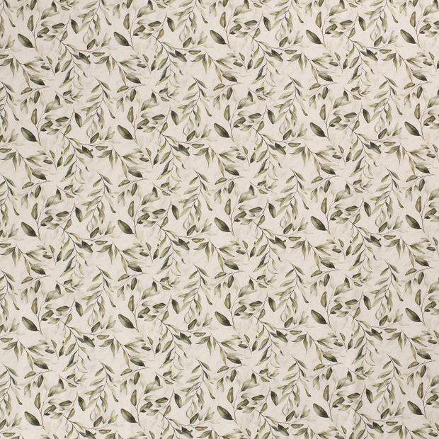 Panama BCI Cotton tissu Blanc mat 