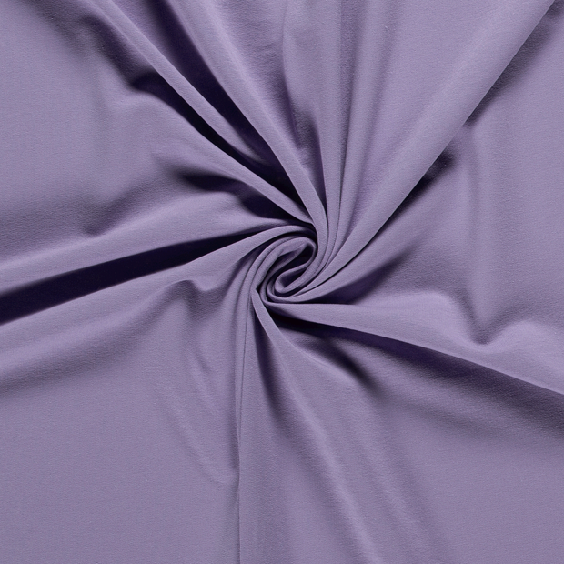 French Terry fabric Unicolour Lila