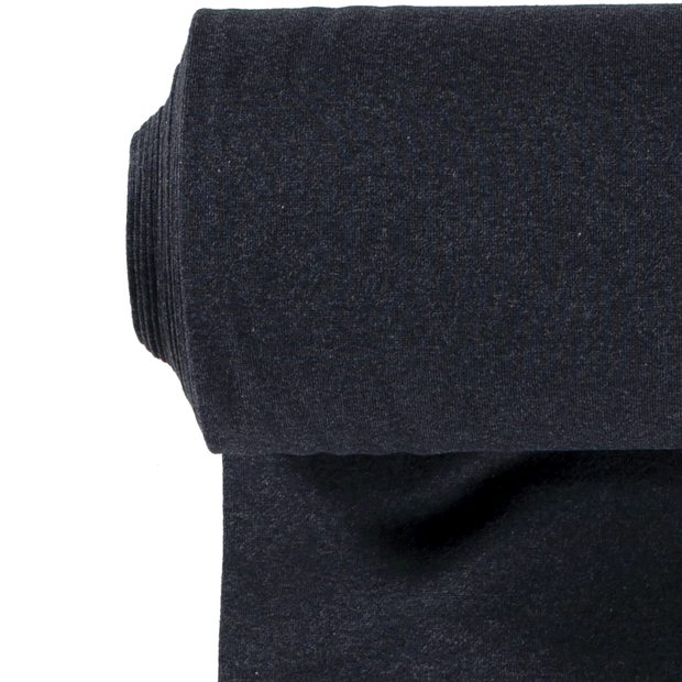 Cuff fabric Melange Navy