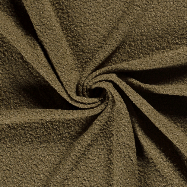 Bouclé fabric Khaki Green 