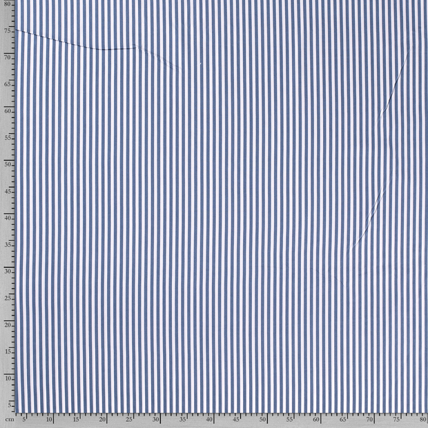 Cotton Poplin fabric Stripes printed 