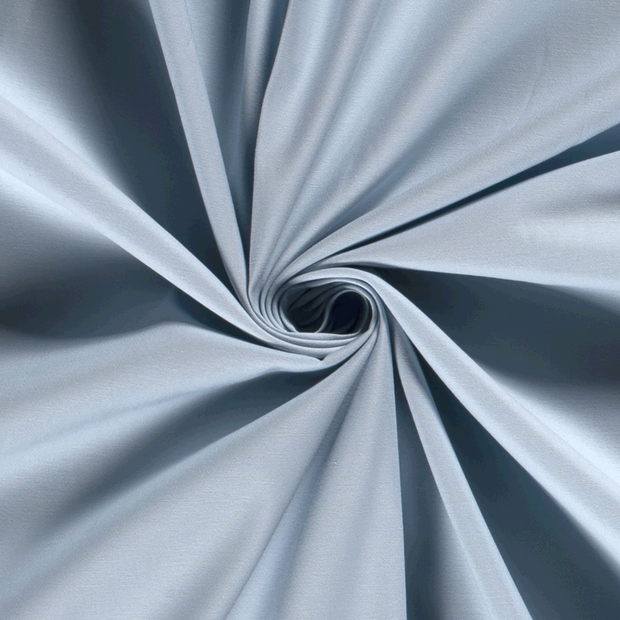 Cotton Satin fabric Unicolour Baby Blue