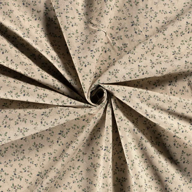 Panama fabric Off White printed 