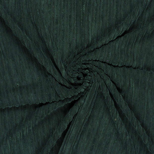 Velours Côtelé 4.5w tissu Vert foncé brossé 