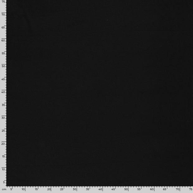 Microfleece fabric Unicolour Black