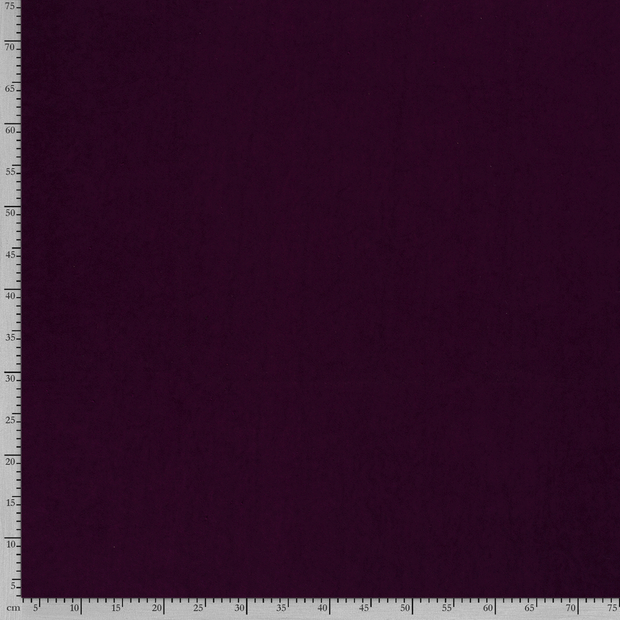 Velvet fabric Unicolour Bordeaux