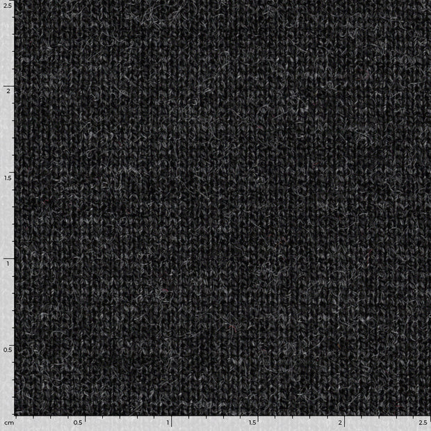 Punta di Roma fabric Unicolour Dark Grey