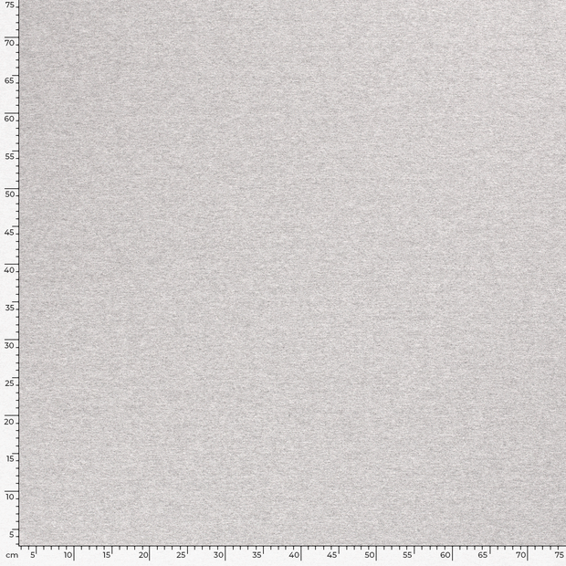 French Terry fabric Unicolour Light Grey