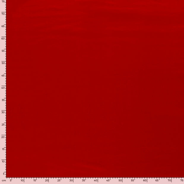 Satin Duchesse fabric Unicolour Red