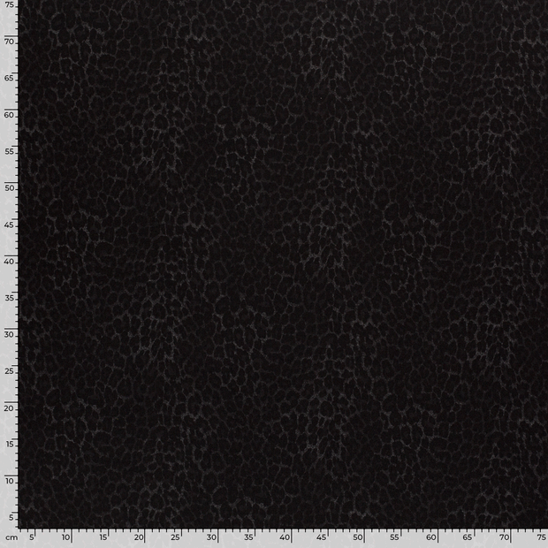 Punta di Roma fabric Panther printed 