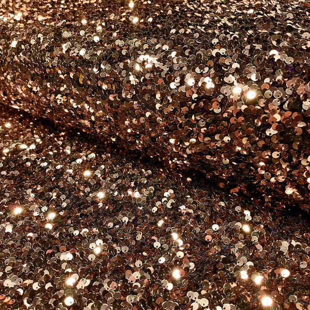 Velours tissu Unicolore Bronze