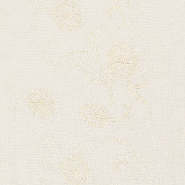 Muslin fabric Dots Off White