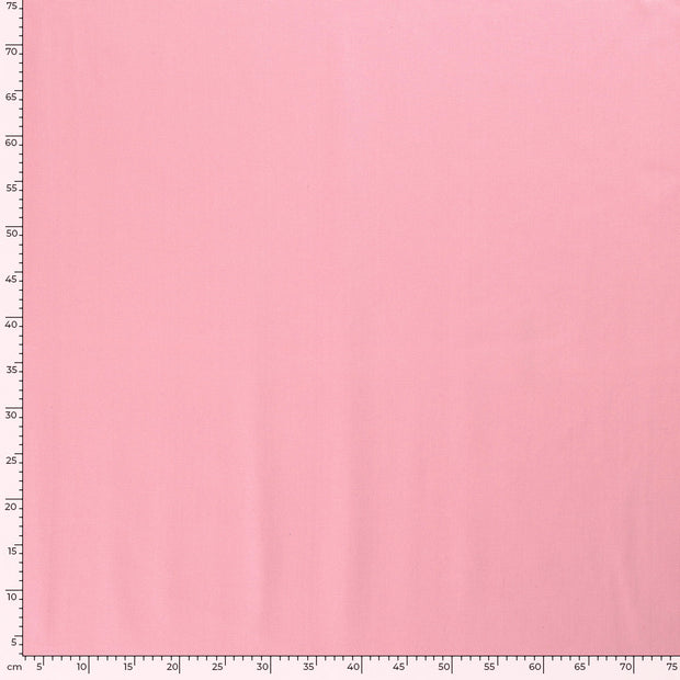 Canvas fabric Unicolour Pink