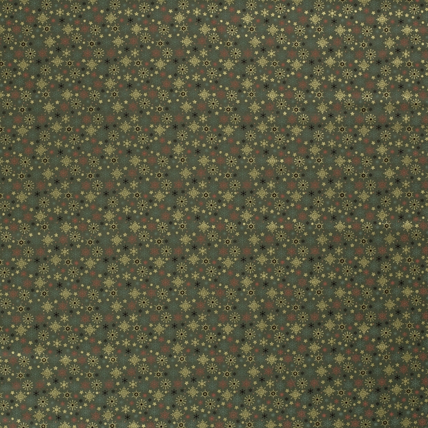 Cotton Poplin fabric Green 