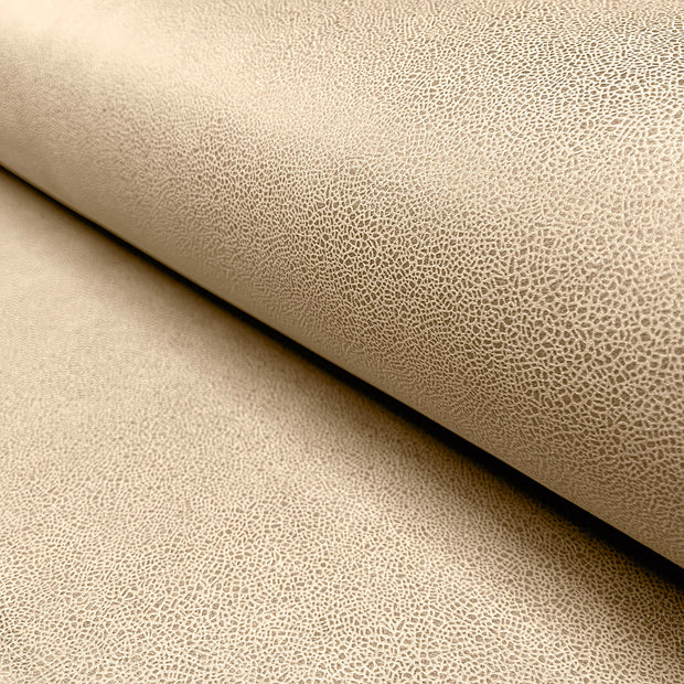 Suede leather fabric Unicolour Beige
