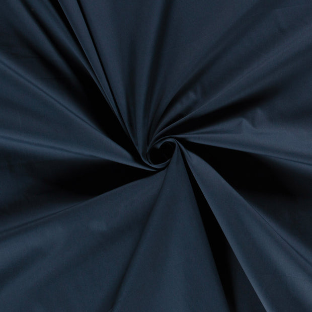 Cotton Poplin fabric Navy 