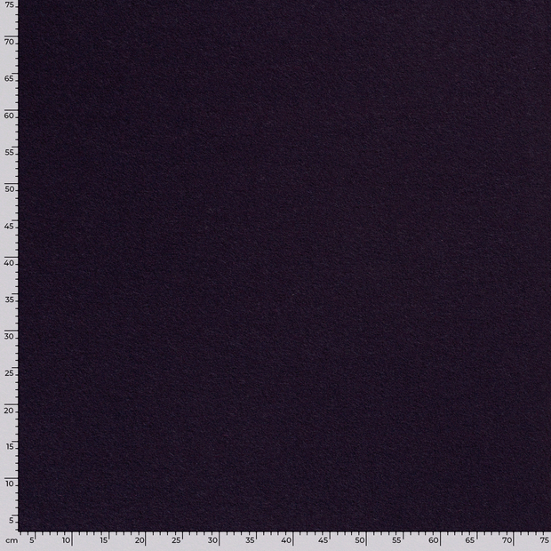 Wool Boucle fabric Unicolour Aubergine