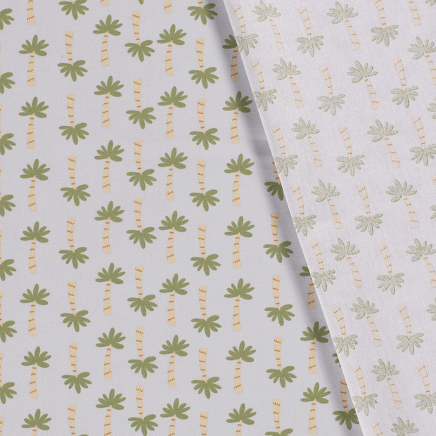 Cotton Poplin fabric Trees printed 