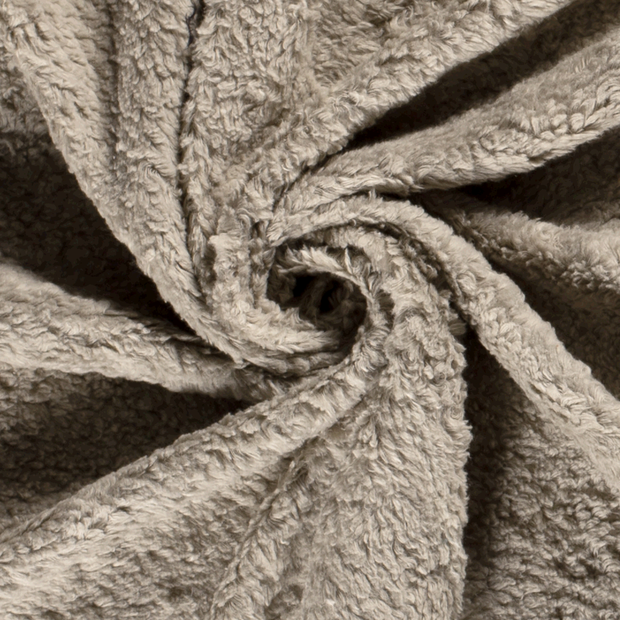 Teddy fabric Unicolour Beige