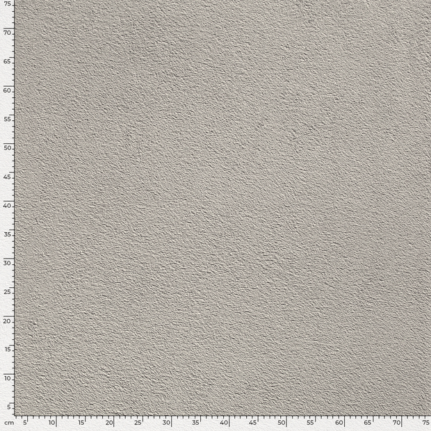 Terry Towelling fabric Unicolour Light Grey