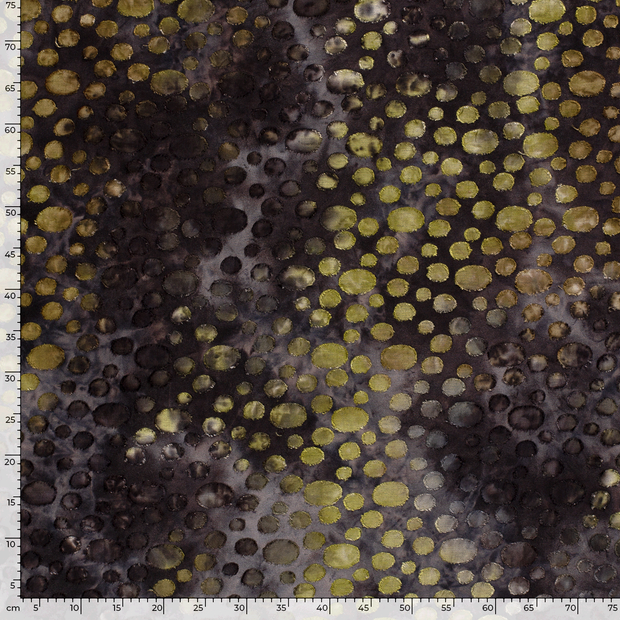 Burnout Jacquard fabric Tie Dye Dark Green