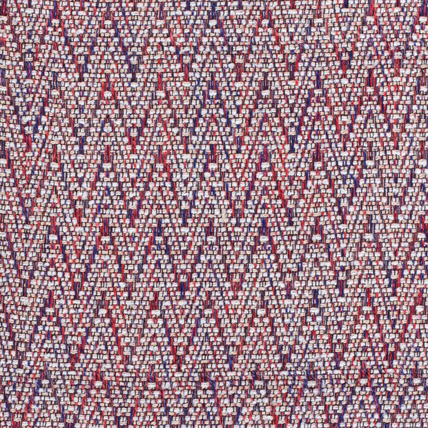 Jacquard stof Zigzag Kobalt