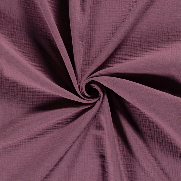 Muslin Triple Layer fabric Old Pink 