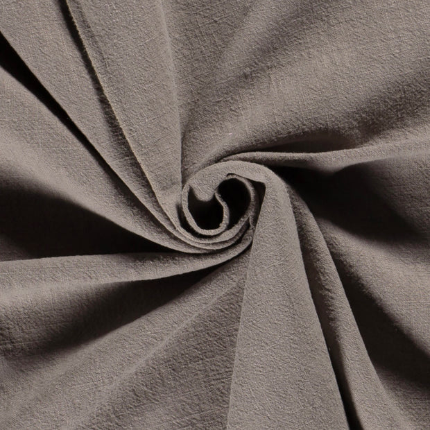 Ramie Linen fabric Unicolour Dark Grey