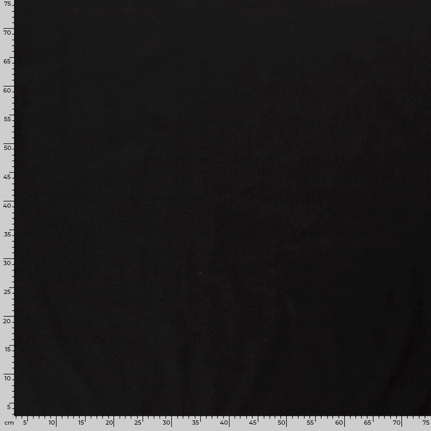 Cretonne fabric Unicolour Black
