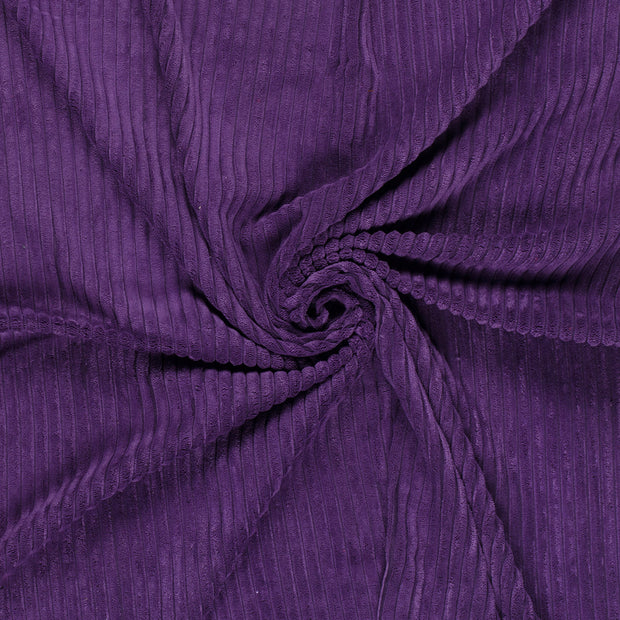 Corduroy 4.5w fabric Purple brushed 