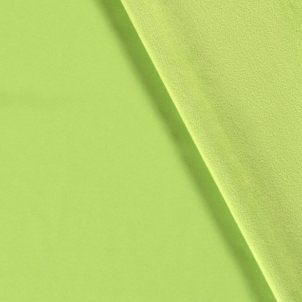 Softshell tissu Unicolore Vert Citron
