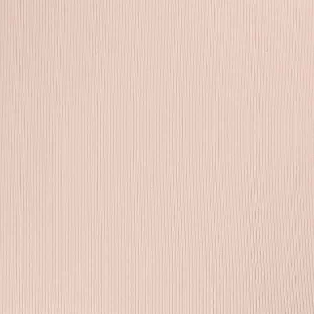 Rib Jersey tissu Saumon doux 