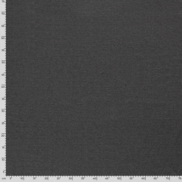 French Terry fabric Melange Dark Grey