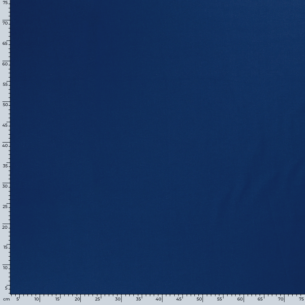 Sergé Extensible tissu Unicolore Cobalt