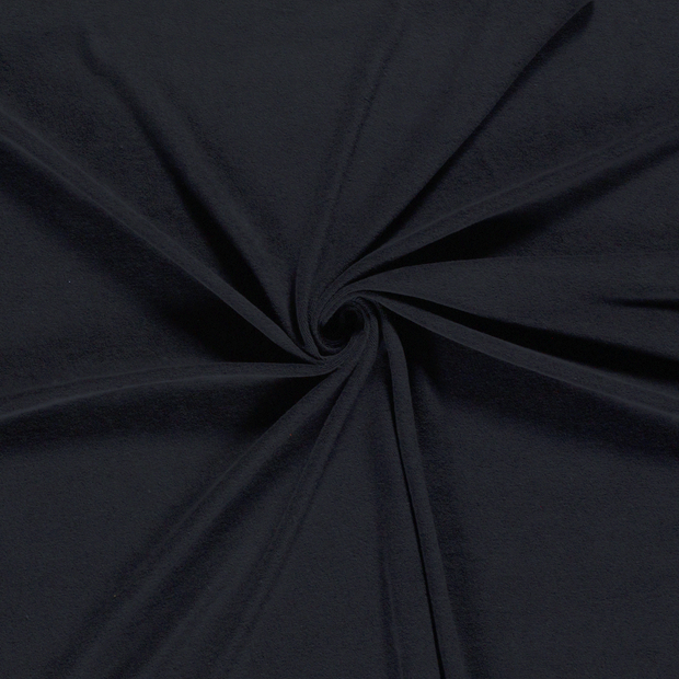 Stretch terry fabric Navy 