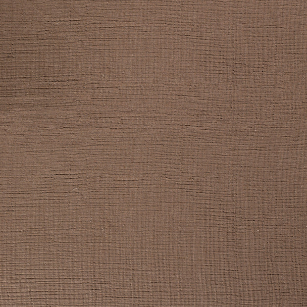 Muslin Four Layer fabric Brown matte 