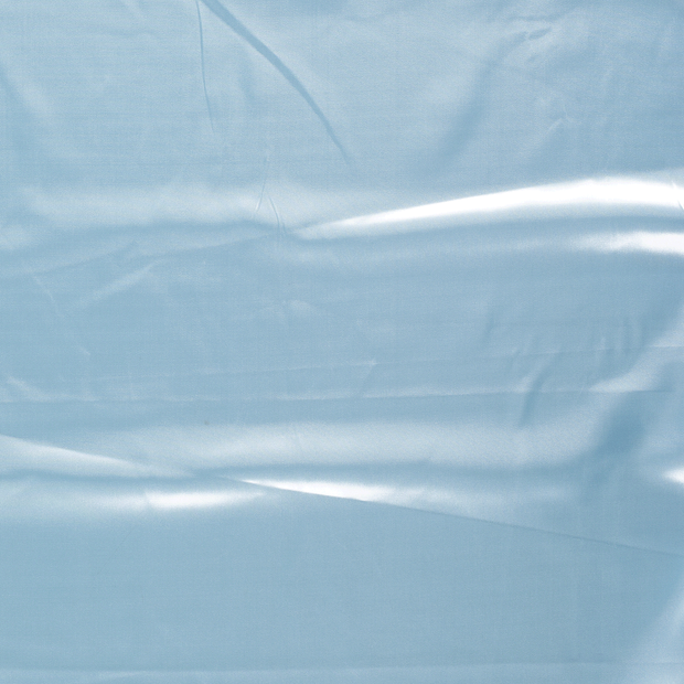 Satin fabric Baby Blue shimmering 