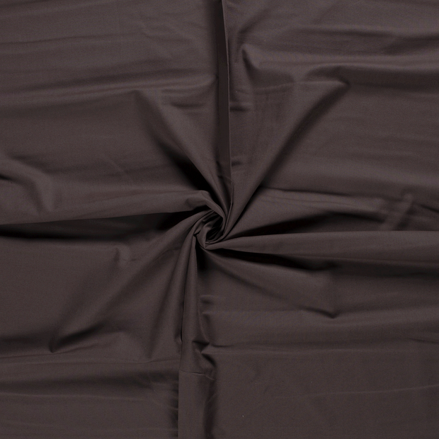 Cotton Poplin fabric Dark Grey 