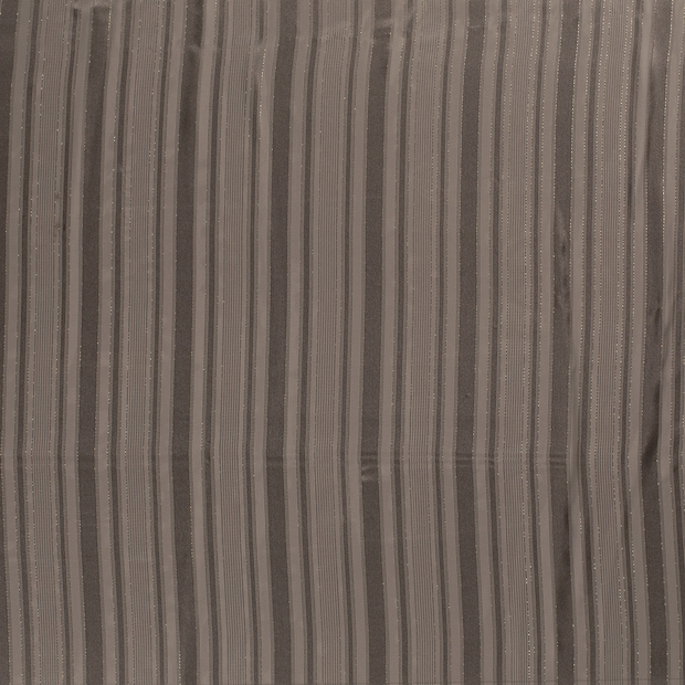 Chiffon Damast fabric Taupe Grey semi-transparent 