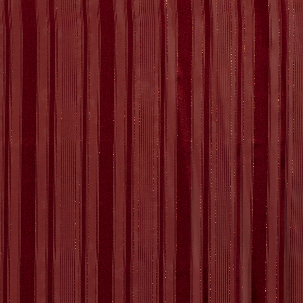 Chiffon Damast tissu Unicolore Rouge
