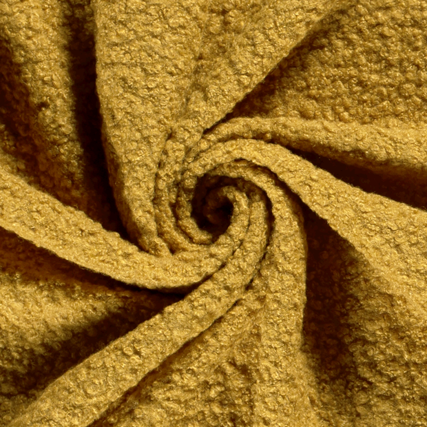 Bouclé fabric Unicolour Oker