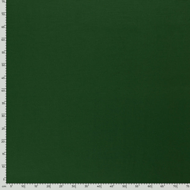 French Terry fabric Unicolour Dark Green