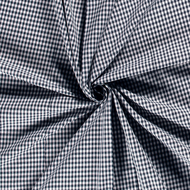 Cotton Poplin Yarn Dyed fabric Navy 