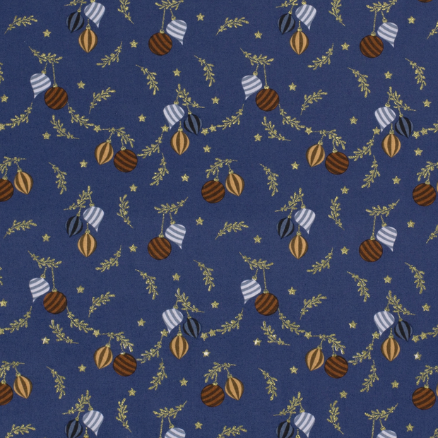 Cotton Poplin fabric Christmas 