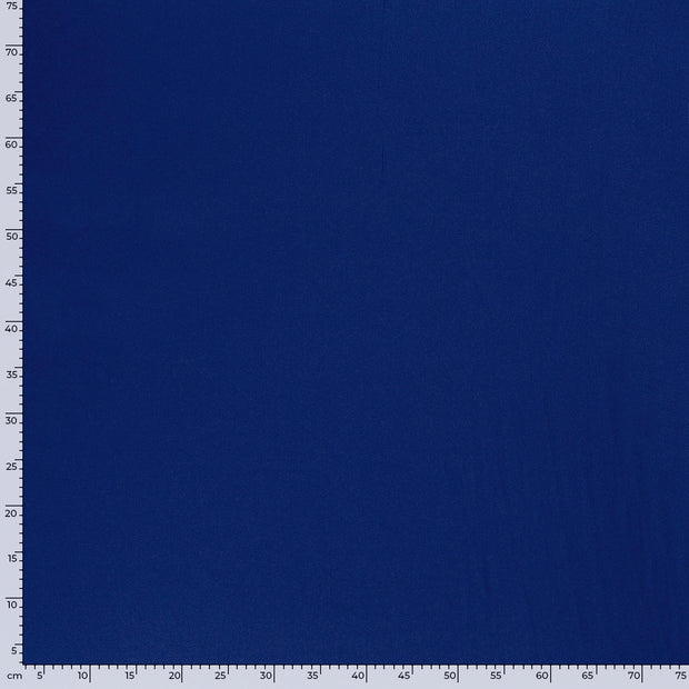 Crêpe Georgette fabric Unicolour Cobalt