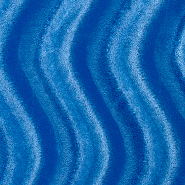 Velours fabric Unicolour Cobalt