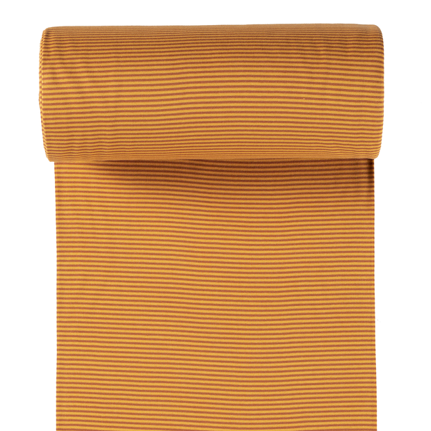 Cuff Material Yarn Dyed fabric Oker 