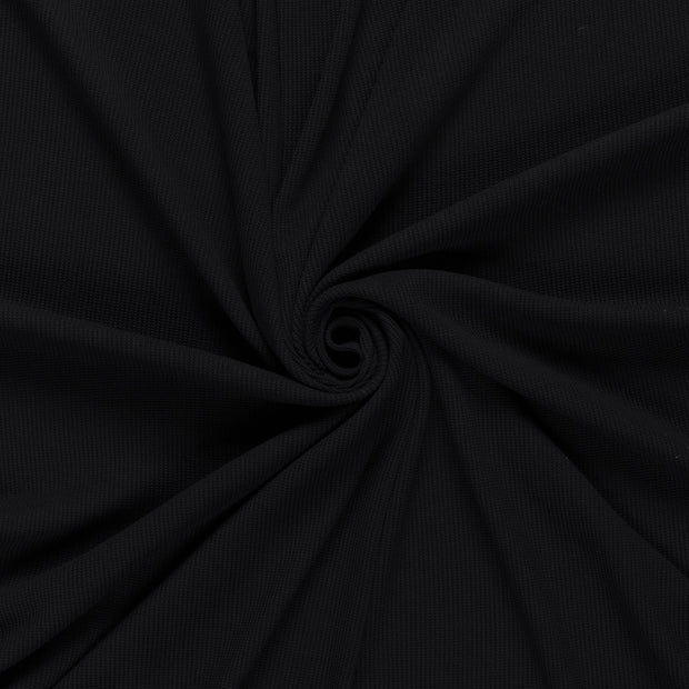 Heavy Knit stof Zwart 