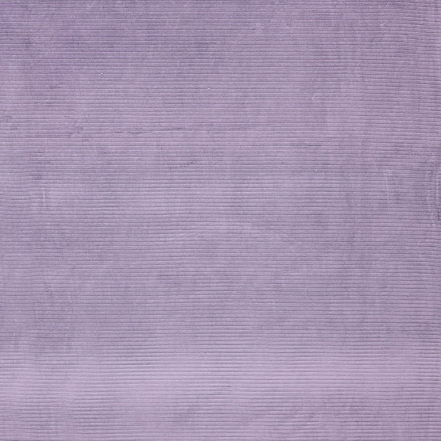 Nicky Velours Rib tissu Lilas mat 